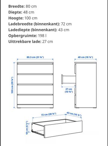 IKEA MALM Ladekast - afbeelding 3