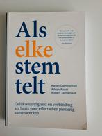 Karien Dommerholt - Als elke stem telt, Ophalen of Verzenden, Zo goed als nieuw, Karien Dommerholt; Robert Tannemaat; Adrian Roest