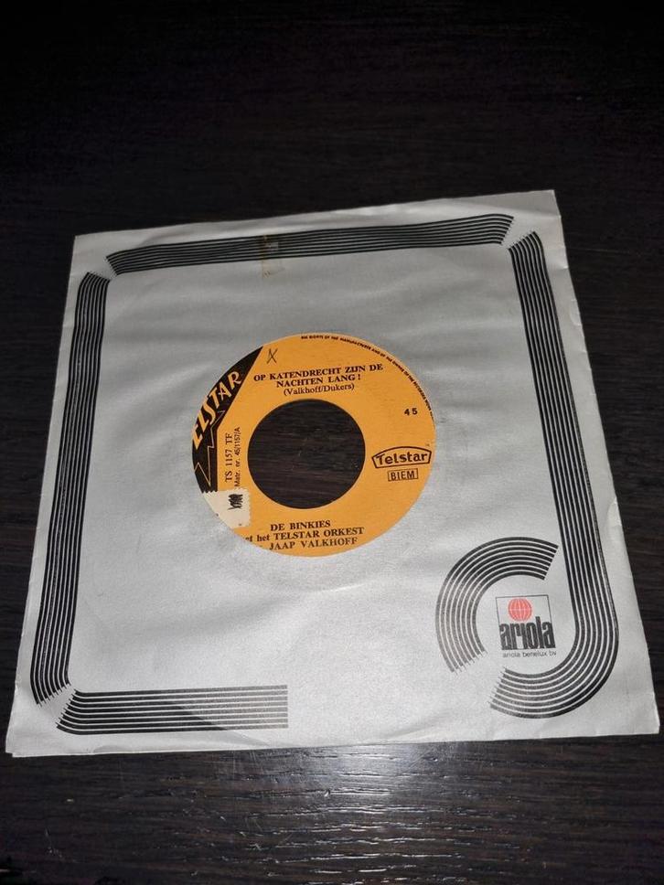 TELSTAR piratensingle de Binkies :  op katendrecht zijn de n, Cd's en Dvd's, Vinyl | Nederlandstalig, Gebruikt, Levenslied of Smartlap