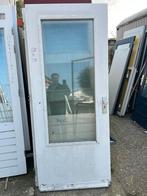 Voordeur . Achterdeur . Merbau deur. Stapeldorpeldeur, 80 tot 100 cm, Ophalen of Verzenden, 200 tot 215 cm, Glas