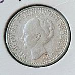 0,5 Gulden Zilver uit 1922 van Wilhelmina ( Halve Gulden), Postzegels en Munten, ½ gulden, Verzenden, Zilver, Koningin Wilhelmina