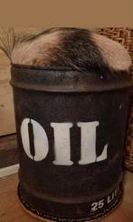 Olievat met geitenvel ., Ophalen, Minder dan 50 cm, Gebruikt, Overige materialen