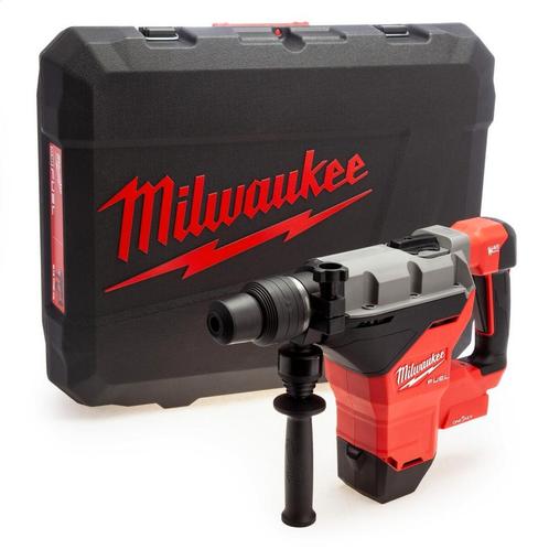 Milwaukee M18 FHM-0C breekhamer met koffer, Doe-het-zelf en Verbouw, Gereedschap | Boormachines, Zo goed als nieuw, Boor- en/of Breekhamer