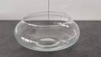 Ronde platte vaas, glas, Overige kleuren, Ophalen of Verzenden, Minder dan 50 cm, Glas