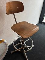 Vintage tekentafel stoel, Doe-het-zelf en Verbouw, Tekentafels, Ophalen, Gebruikt, Minder dan 130 cm
