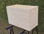 Vurenhouten Kist met handgreep, Huis en Inrichting, Ophalen, Minder dan 50 cm, 50 tot 100 cm, Nieuw