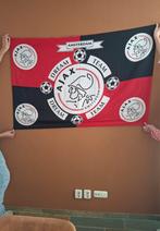 Ajax vlag, zgan,  45x95 cm, Ophalen of Verzenden, Zo goed als nieuw