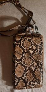 Slangenprint Telefoon Tasje / Portemonnee nieuw, Overige materialen, Bruin, Nieuw, Ophalen of Verzenden