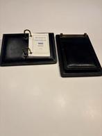 Vintage De Rooy's Omlegblok 1992 Lederen Bureau Set, Antiek en Kunst, Ophalen of Verzenden