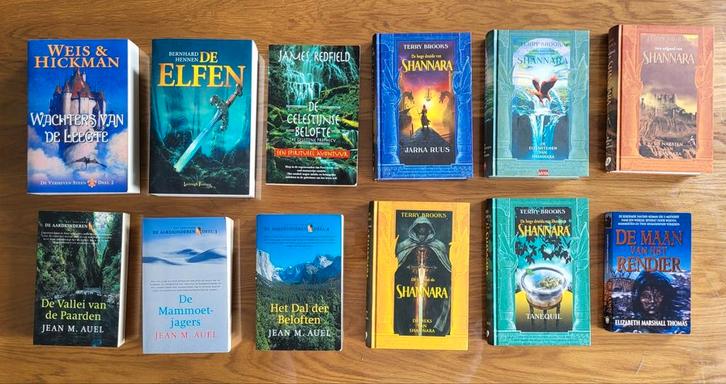Laatste kans: partij met 12 Fantasy boeken voor € 5,00, Boeken, Fantasy, Zo goed als nieuw, Ophalen of Verzenden