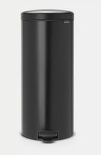 Brabantia NewIcon Pedaalemmer 30 Liter Matt Black, Ophalen, Minder dan 50 cm, Zwart, Zo goed als nieuw