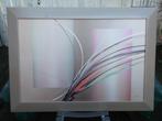 Grote oleografie naar Elba Alvarez, Antiek en Kunst, Kunst | Schilderijen | Abstract, Ophalen of Verzenden