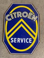 Origineel Citroen Service reclame bord Langcat Bussum ‘50, Reclamebord, Gebruikt, Ophalen