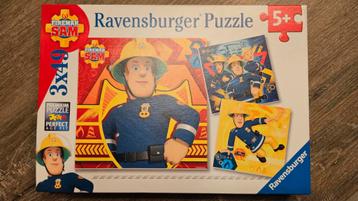 Drie keer een puzzel - 2 stukjes missen van één puzzel  beschikbaar voor biedingen