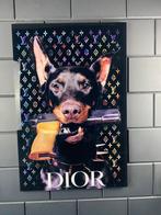 Bulldog Dior plexiglass schilderij, Ophalen of Verzenden
