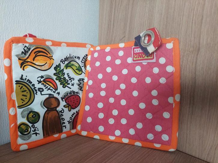 Blond Amsterdam Pannenlappen Set, Huis en Inrichting, Keuken | Textiel, Roze, Ophalen of Verzenden