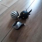 3 aparte zwart,wit, zilver en goude kerstballen, Ophalen of Verzenden, Gebruikt