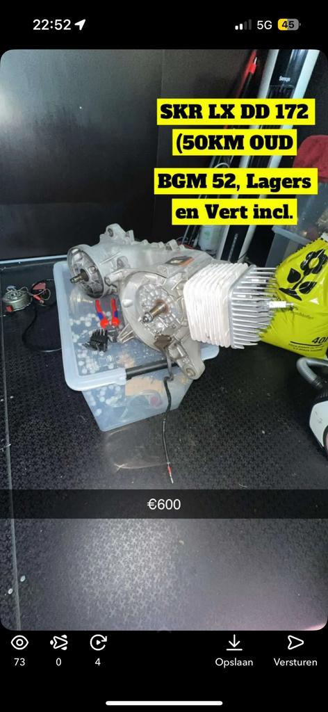 SKR LX 172/180 DD Blok / Carter, Fietsen en Brommers, Brommeronderdelen | Scooters, Zo goed als nieuw, Piaggio, Blok, Ophalen of Verzenden