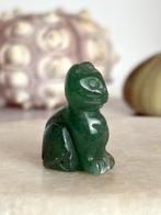 Groene aventurijn kat, Sieraden, Tassen en Uiterlijk, Ophalen of Verzenden, Zo goed als nieuw