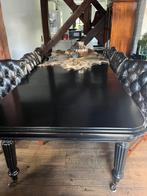 Eettafel + 6 stoelen, Antiek en Kunst, Antiek | Meubels | Tafels, Ophalen of Verzenden