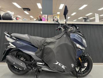 Sym Jet 14 Brom E5 45KM BJ 2025 mat blauw beenkleed 1e eig beschikbaar voor biedingen
