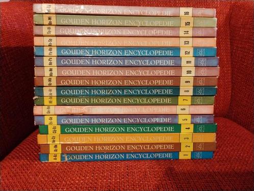 Complete serie gouden horizon encyclopedie 16-delig, Boeken, Partijen en Verzamelingen, Gelezen, Ophalen of Verzenden