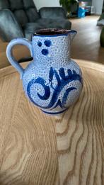 Vintage Blauwe Kan / vaas - west germany, Antiek en Kunst, Antiek | Keramiek en Aardewerk, Ophalen of Verzenden