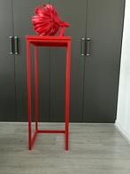 Plantentafel / pied de stal (rood) : 103 cm hoog, Ophalen, Zo goed als nieuw