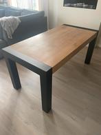 Eiken eettafel, Huis en Inrichting, Tafels | Eettafels, Ophalen, Eikenhout, 50 tot 100 cm, Zo goed als nieuw