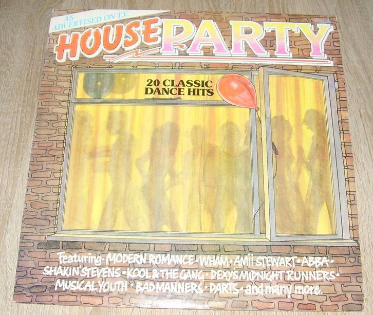 LP - various - House Party, Cd's en Dvd's, Vinyl | Pop, Gebruikt, 1980 tot 2000, 12 inch, Ophalen of Verzenden