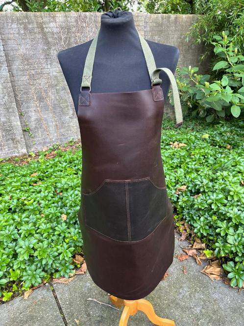 kookschort, Huis en Inrichting, Keuken | Textiel, Nieuw, Schort, Bruin, Ophalen of Verzenden