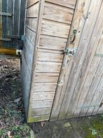 tuindeur gimpregneerd grenen met paneel deur met wanden, Ophalen, Gebruikt, Minder dan 100 cm, Draaipoort