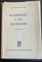 Wahrheit und Methode, Gelezen, Ophalen of Verzenden, Gadamer, Logica of Wetenschapsfilosofie