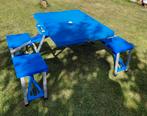 Kunststof picknicktafel, Tuin en Terras, Picknicktafels, Ophalen, Overige materialen, Gebruikt, Rechthoekig