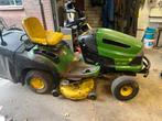 John Deere X130R Zitmaaier, Tuin en Terras, Grasmaaiers, Ophalen, Cirkelmaaier, Gebruikt, Elektrische starter