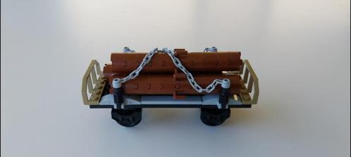Lego trein: boomstammenwagon, Kinderen en Baby's, Speelgoed | Duplo en Lego, Zo goed als nieuw, Lego, Complete set, Ophalen of Verzenden
