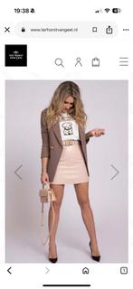 Nikki leren rok vegan leather 38, Maat 38/40 (M), Zwart, Ophalen of Verzenden, Zo goed als nieuw