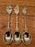 Verzilverde koffielepeltjes van Douwe Egberts (3 stuks), Antiek en Kunst, Ophalen of Verzenden
