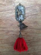 div vintage deurbel tafelbel hand-bel messing koper brons, Ophalen of Verzenden, Gebruikt