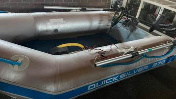 Quicksilver 270 met minn kota electro motor beschikbaar voor biedingen