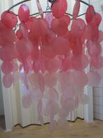 Fraaie, schelpenlamp met Capiz-schelpen, Ophalen of Verzenden, Zo goed als nieuw, Metaal