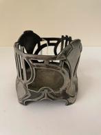Antieke WMF Art Nouveau Tinnen Flessenhouder, Antiek en Kunst, Ophalen of Verzenden