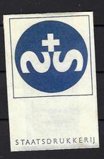 102 STAATSDRUKKERIJ, Ophalen of Verzenden, Nederland