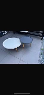 Moderne Salontafel Set - Rond, Huis en Inrichting, Minder dan 45 cm, Gebruikt, Rond, Ophalen of Verzenden