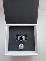 Melano ring (maat 56) + 2 verwisselbare steentjes, Sieraden, Tassen en Uiterlijk, Ringen, 18 tot 19, IJzer of Staal, Ophalen of Verzenden