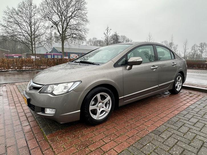 Honda Civic 1.3 Vtec Hybrid 4DR C-tr. 2006 Grijs 1e eigenaar, Auto's, Honda, Particulier, Civic, ABS, Airbags, Airconditioning