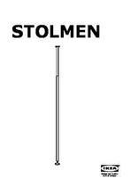 IKEA Stolmen bevestigingspaal (zilver of wit), Ophalen