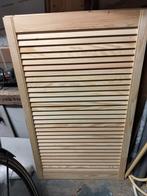 Twee Louvre deuren, Ophalen, Binnendeur, 200 tot 215 cm