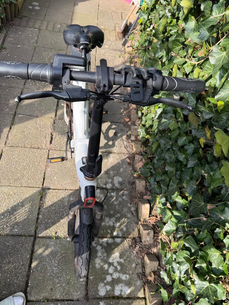 Ouxi V5 elektrische vouwfiets - Inclusief lader, Fietsen en Brommers, Elektrische fietsen, Gebruikt, Minder dan 47 cm, 30 tot 50 km per accu