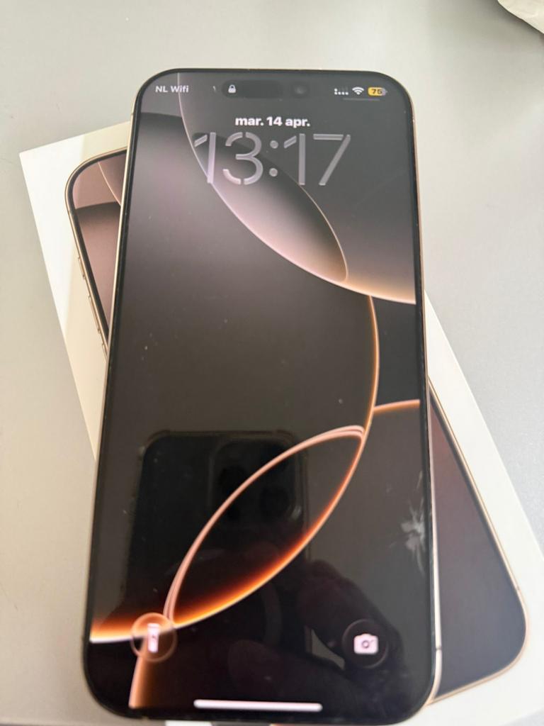 iPhone 16 pro max 256 gb gold, Telecommunicatie, Mobiele telefoons | Apple iPhone, 256 GB, IPhone 16 Pro Max, Ophalen of Verzenden